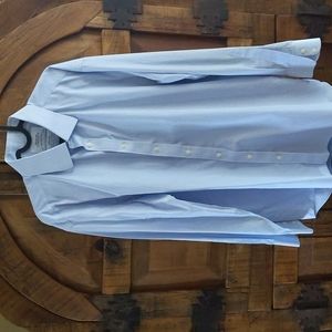 Charles Tyrwhitt Blue Striped Dress Shirt